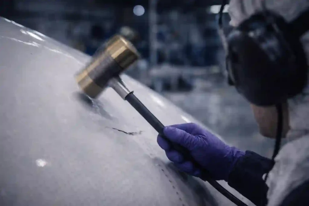 Composite NDT: Inspection of Carbon Fiber & Honeycomb 3 Aviation tap testing on honeycomb radome for disbond detection